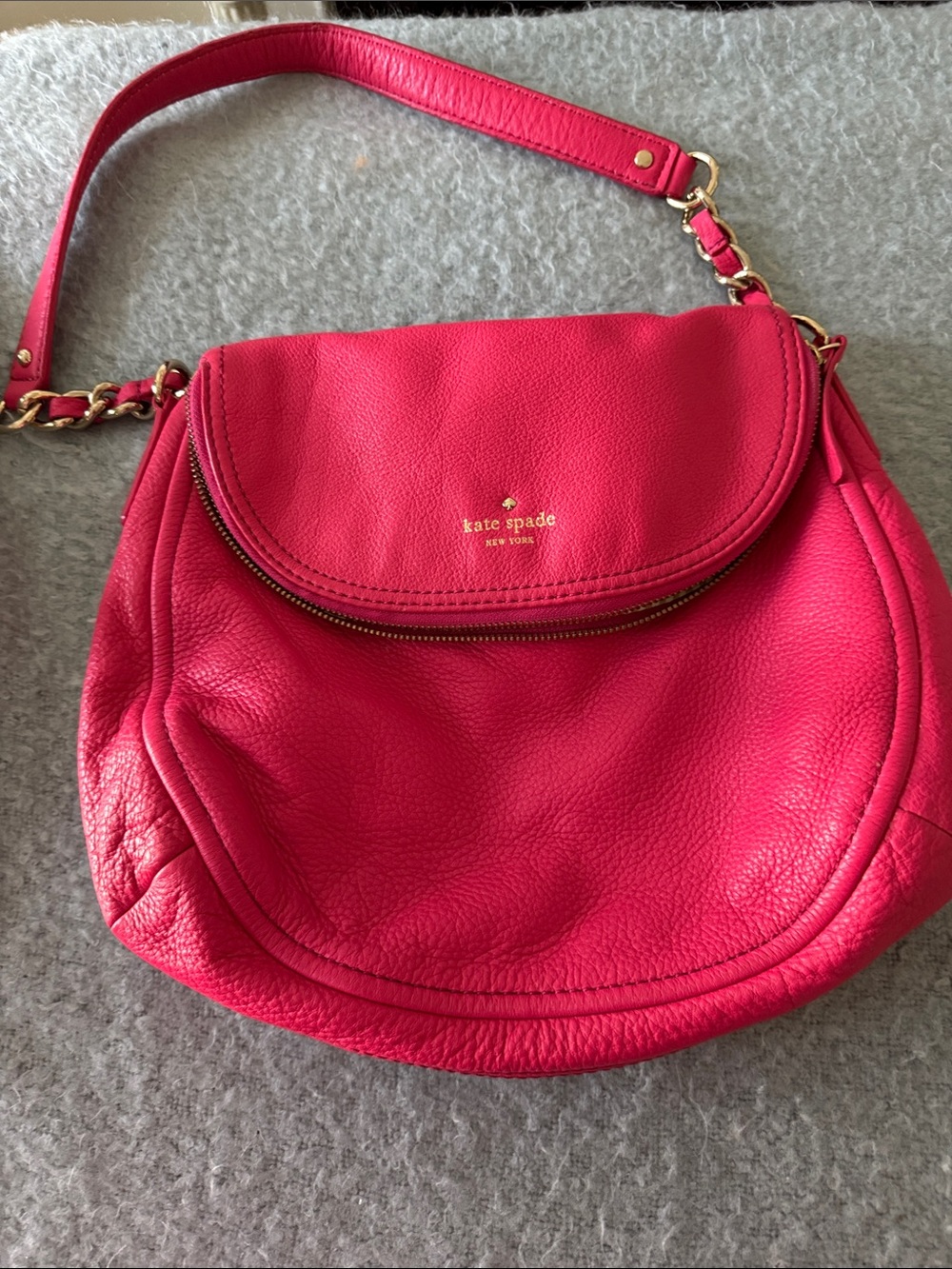 Kate Spade Cobble Hill Penny Shoulder Bag Hot pink